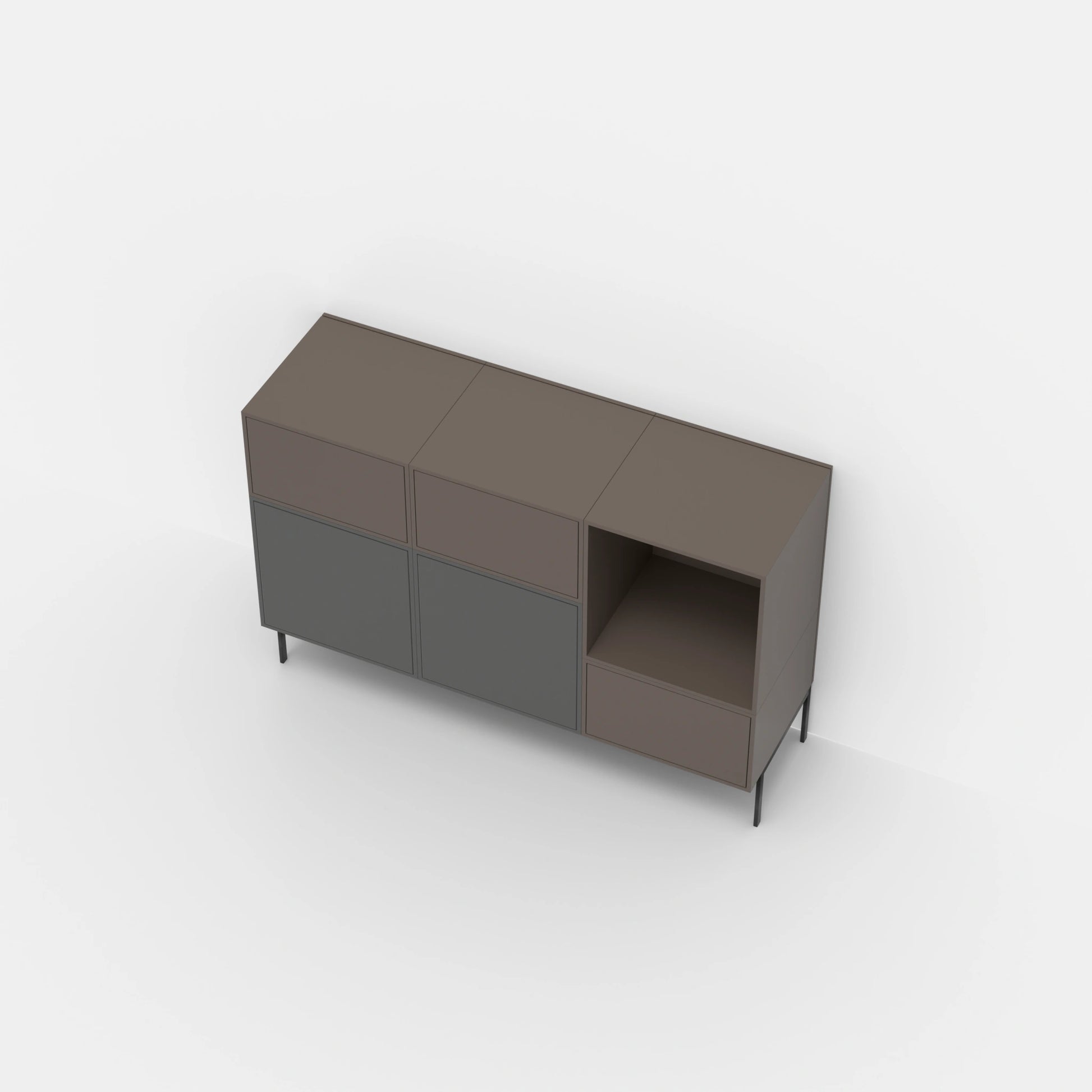 Schubladenregal RK1125 von oben