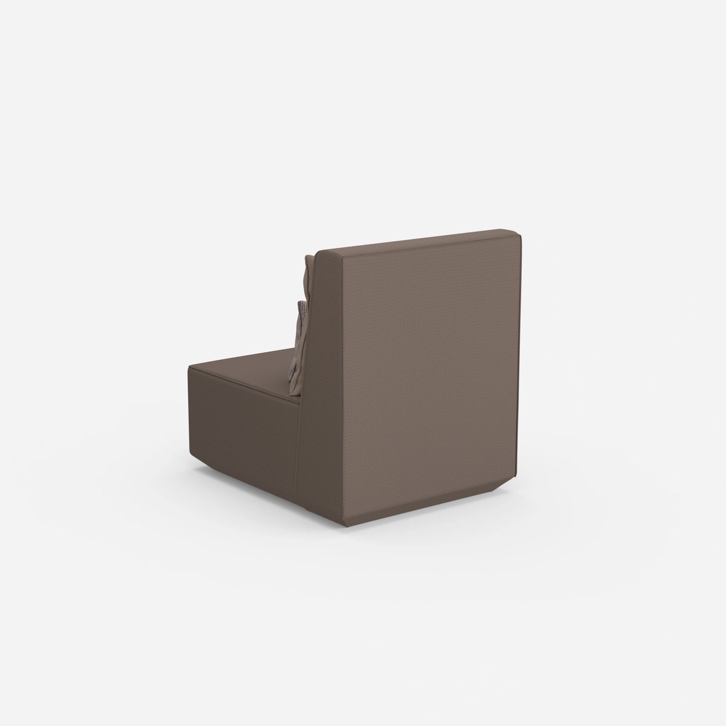 Sessel modern mit hoher Rückenlehne von hinten