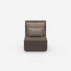 Sessel modern mit hoher Rückenlehne von vorne