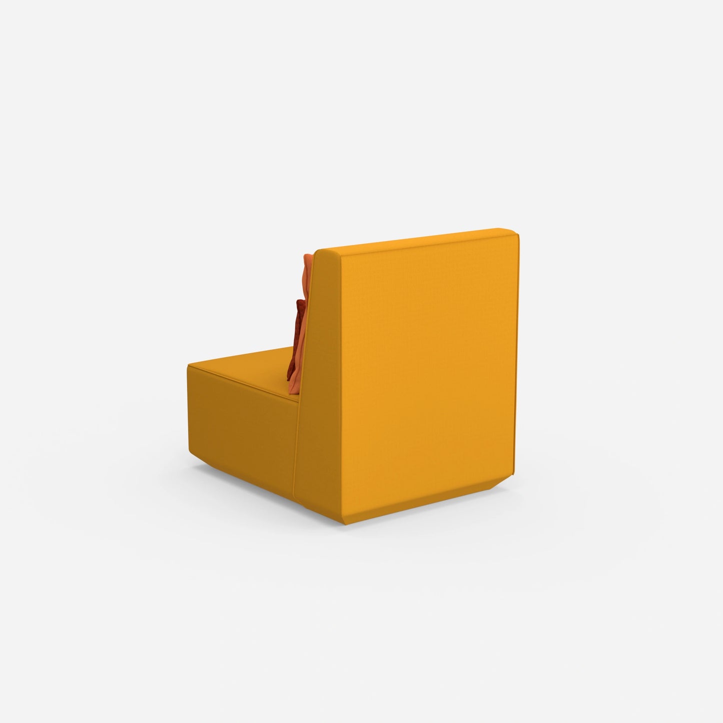 Sessel modern mit hoher Rückenlehne von hinten
