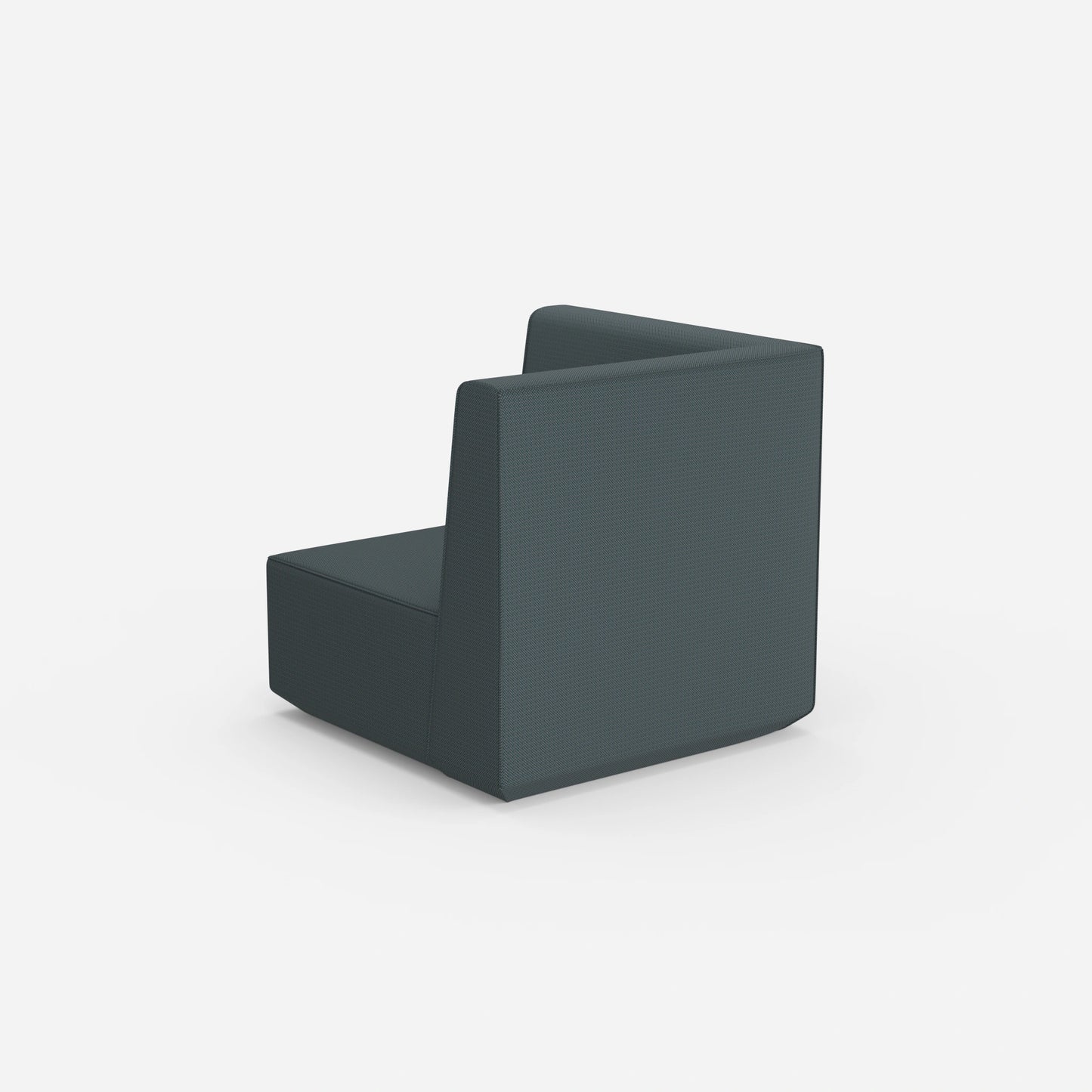 Sessel petrol von hinten
