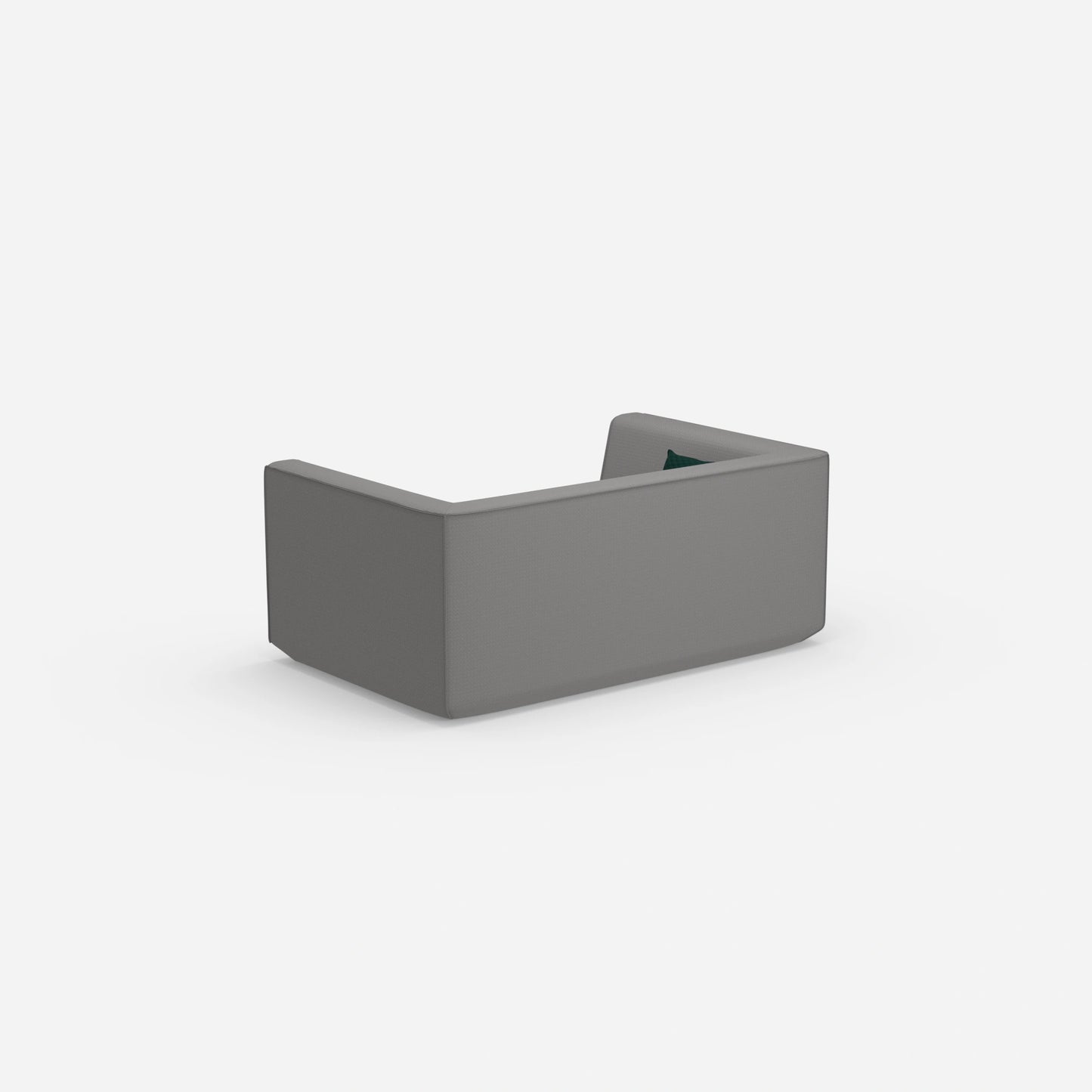 Sofa 2 Sitzer modern von hinten