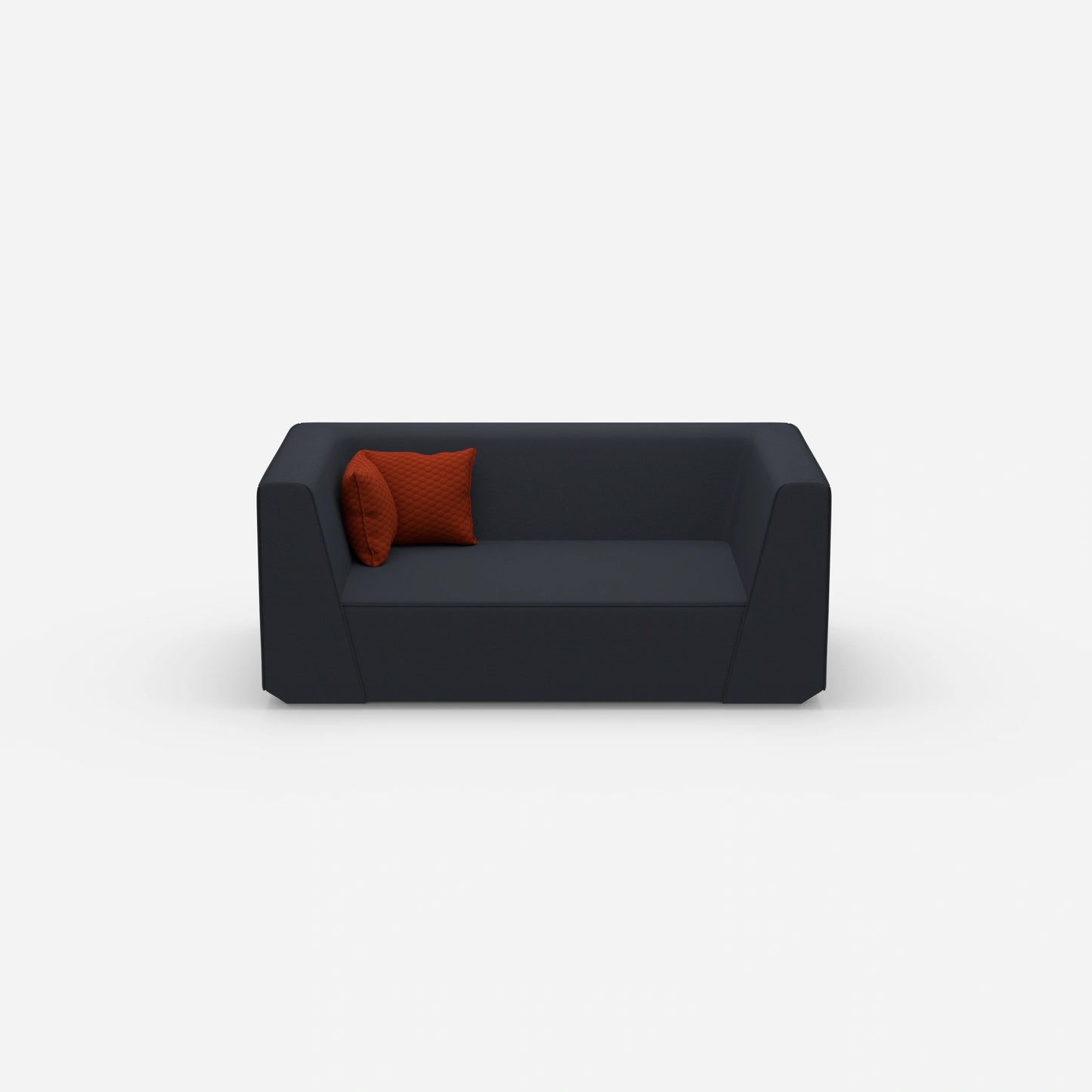 Sofa 2 Sitzer modern von vorne