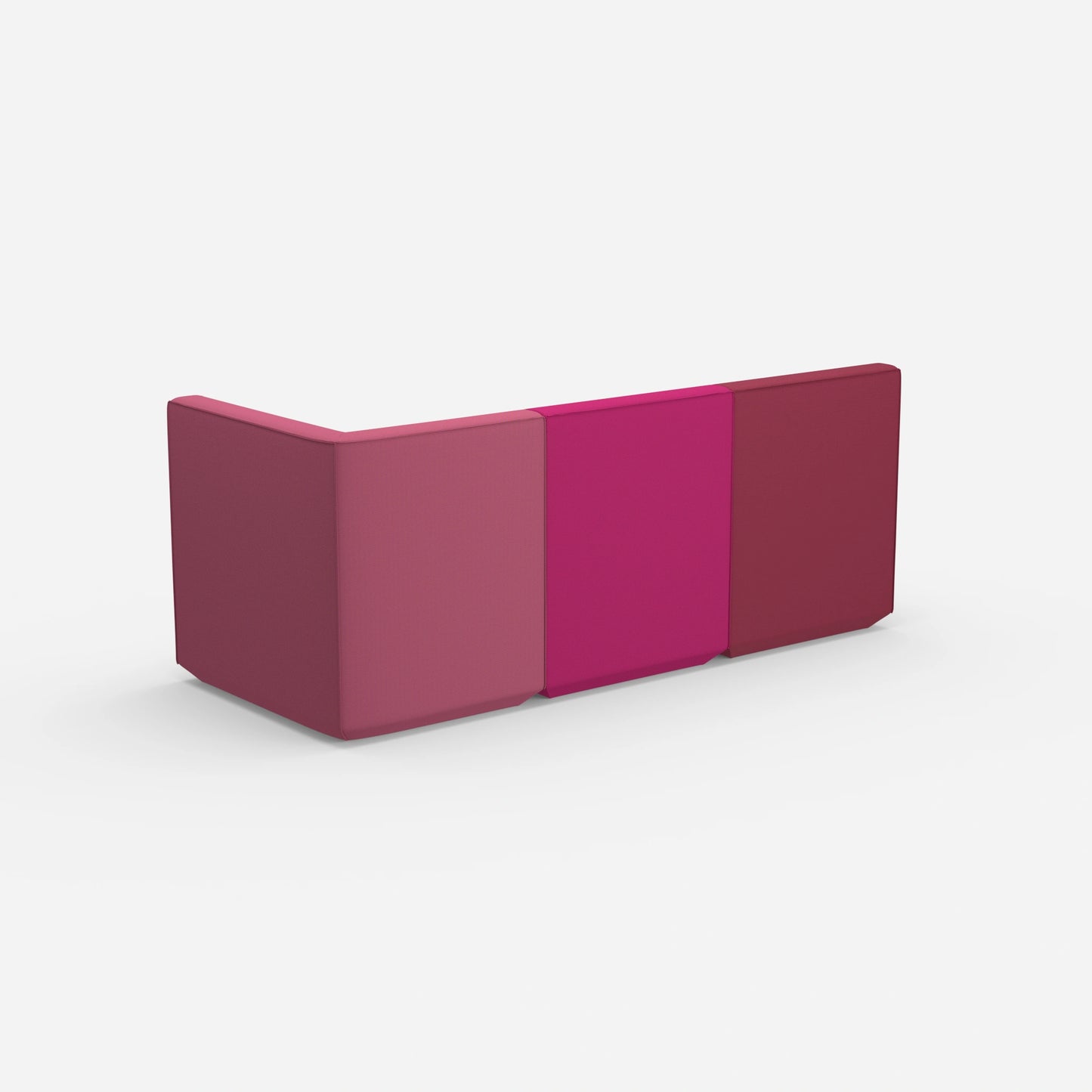 Sofa 3 Sitzer mit hoher Rückenlehne von hinten