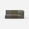 Sofa 3 Sitzer mit hoher Rückenlehne von vorne