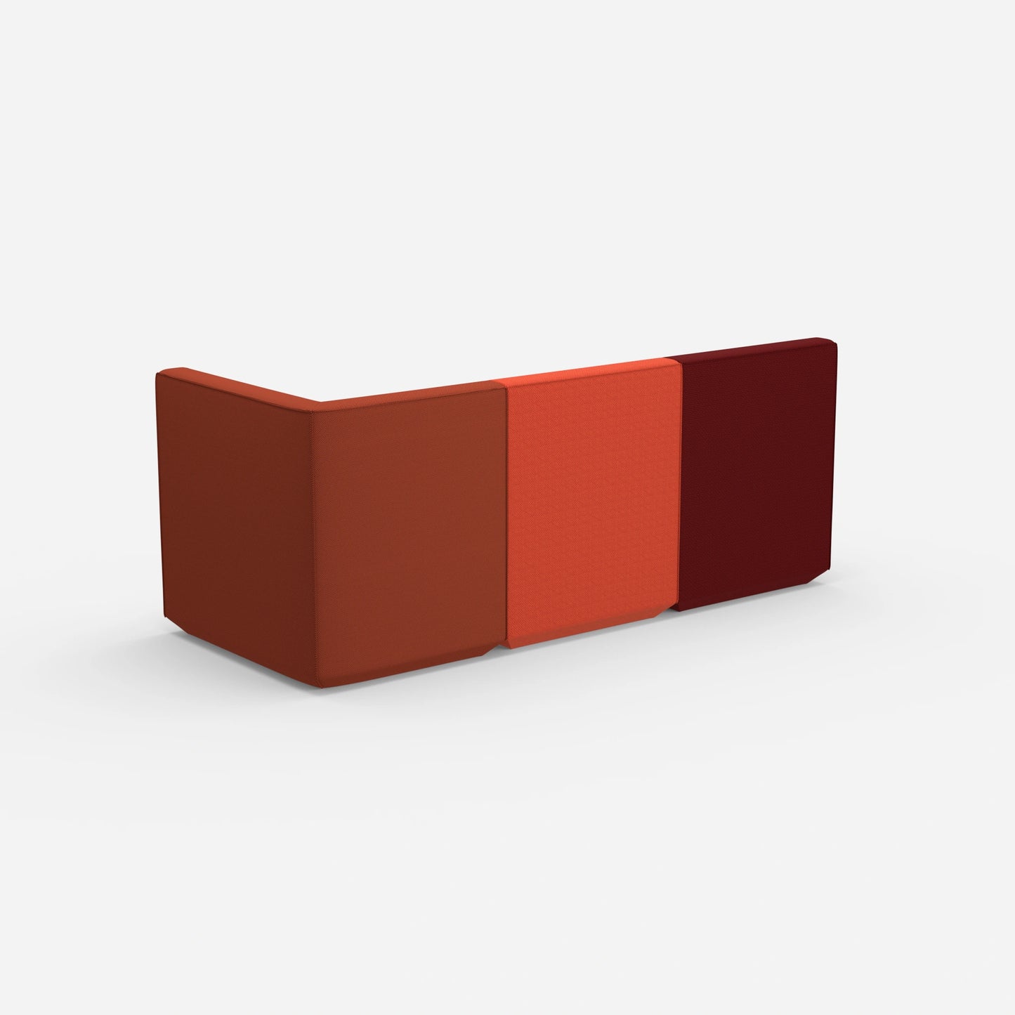 Sofa 3 Sitzer mit hoher Rückenlehne von hinten