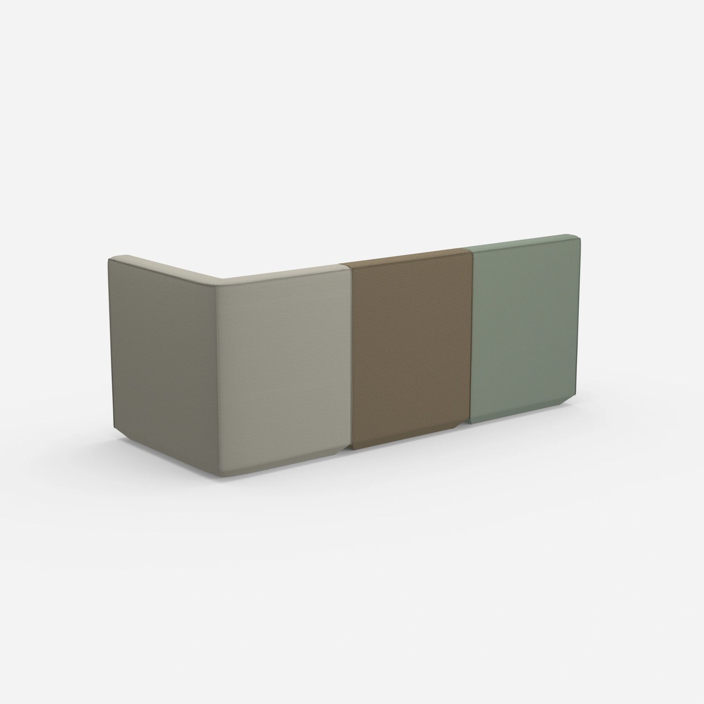 Sofa 3 Sitzer mit hoher Rückenlehne von hinten
