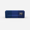 Sofa blau für 3 Personen von vorne