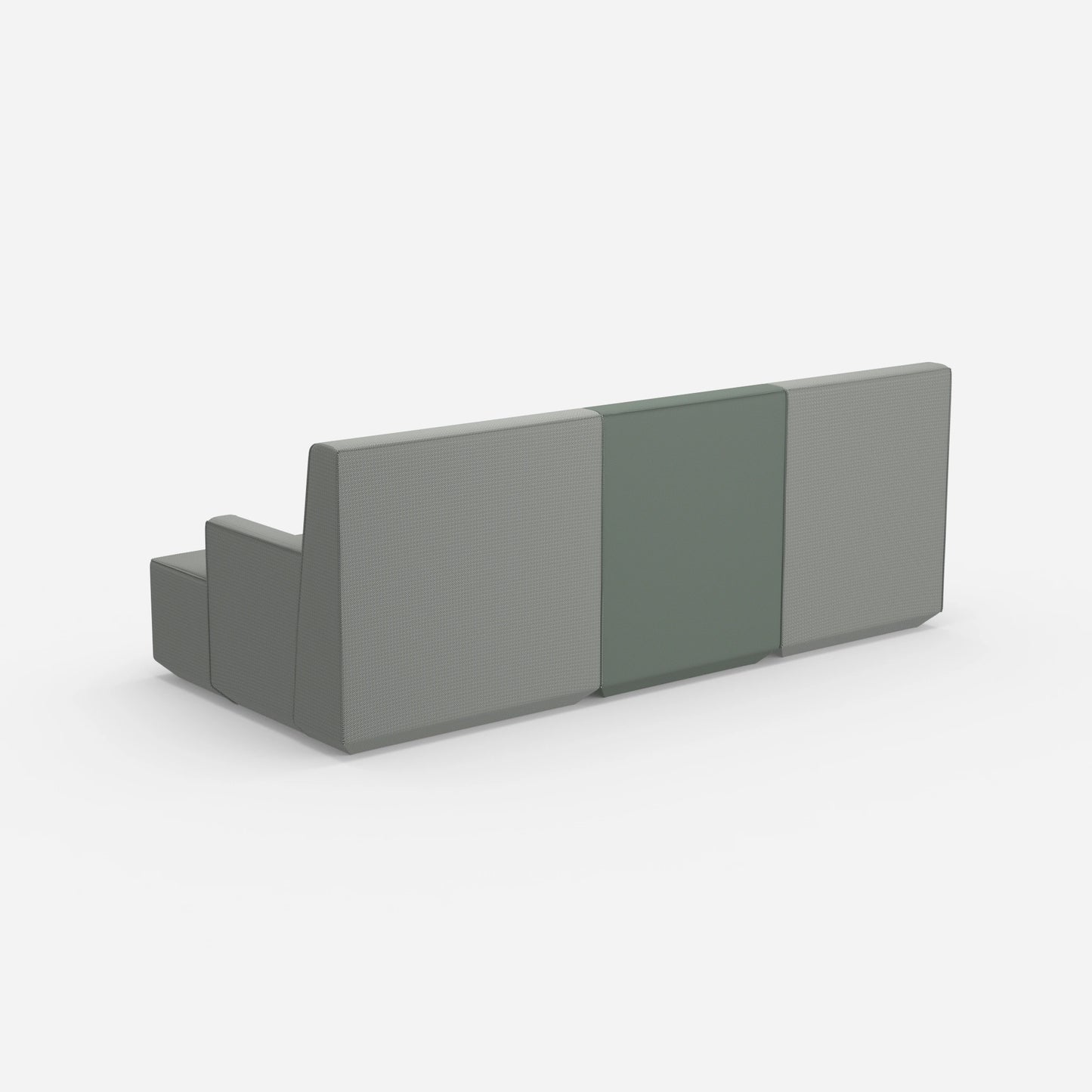 Sofa für 3 als Heimkino von hinten