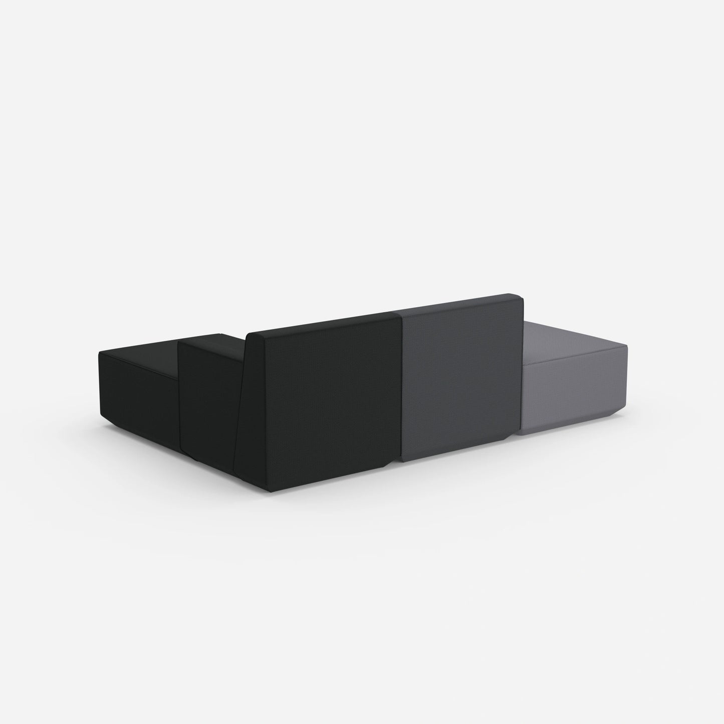 Sofa für 3 Personen von hinten
