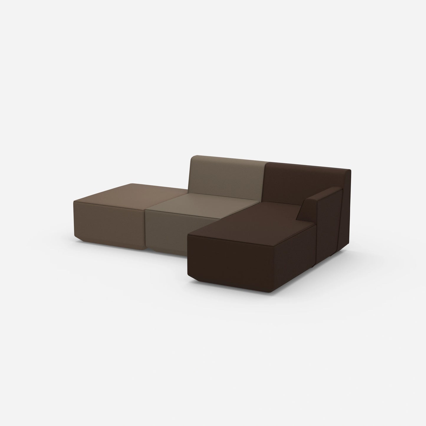 Sofa für 3 Personen von der Seite