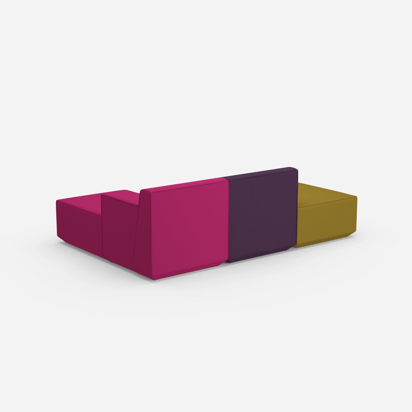 Sofa für 3 Personen von hinten
