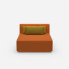 Sofa Recamiere breit von vorne