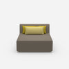 Sofa Recamiere breit von vorne