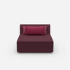 Sofa Recamiere breit von vorne