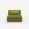 Sofa Recamiere breit von vorne