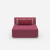 Sofa Recamiere breit von vorne