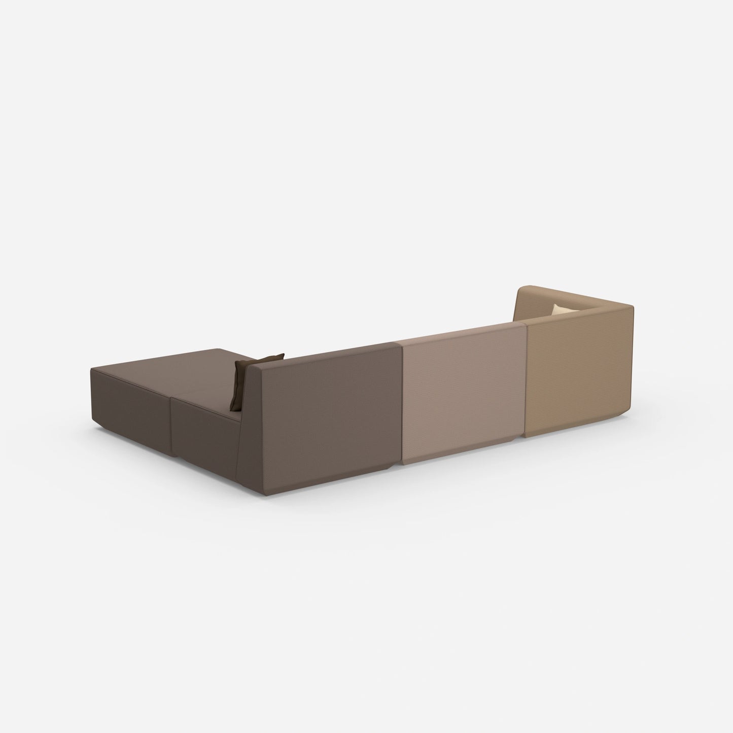 Sofaecke hochwertig von hinten