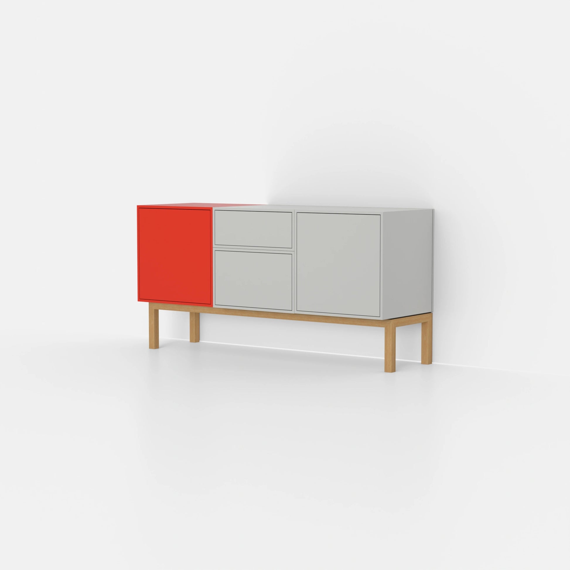Türen-Regal RK1048 von der linken Seite