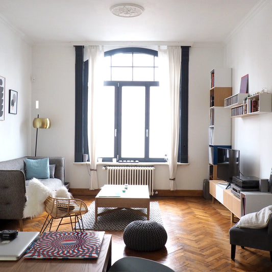 TV-Regal RK157 von der linken Seite