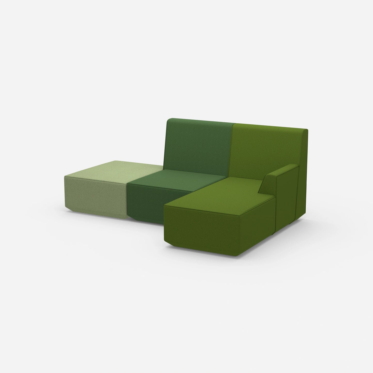 Wohnzimmer 3er Sofa von der Seite