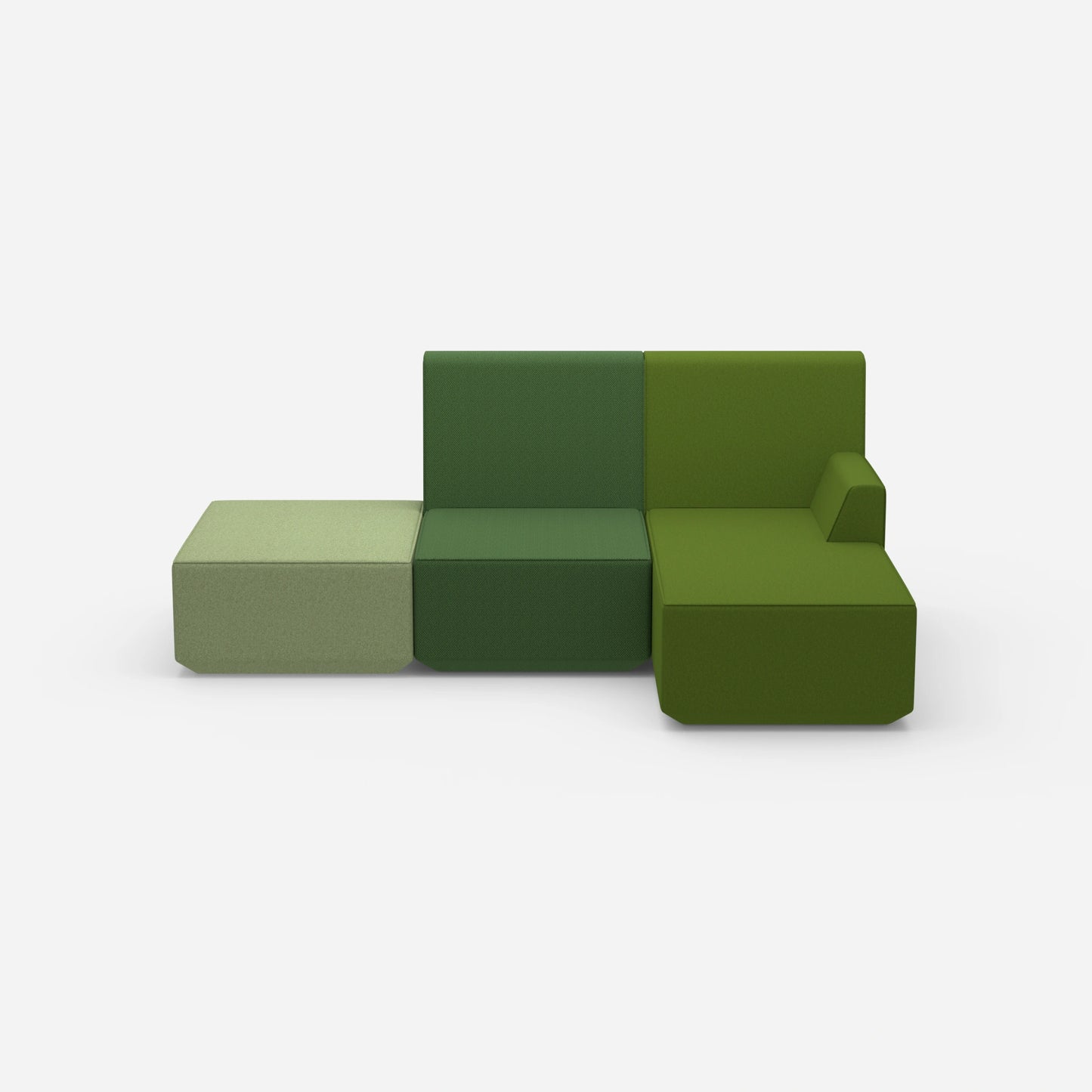 Wohnzimmer 3er Sofa von vorne