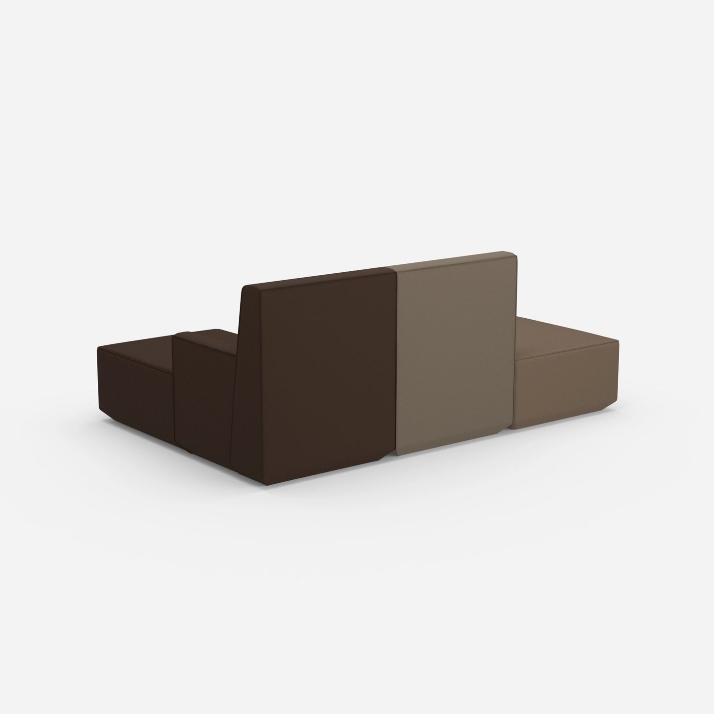 Wohnzimmer 3er Sofa von hinten