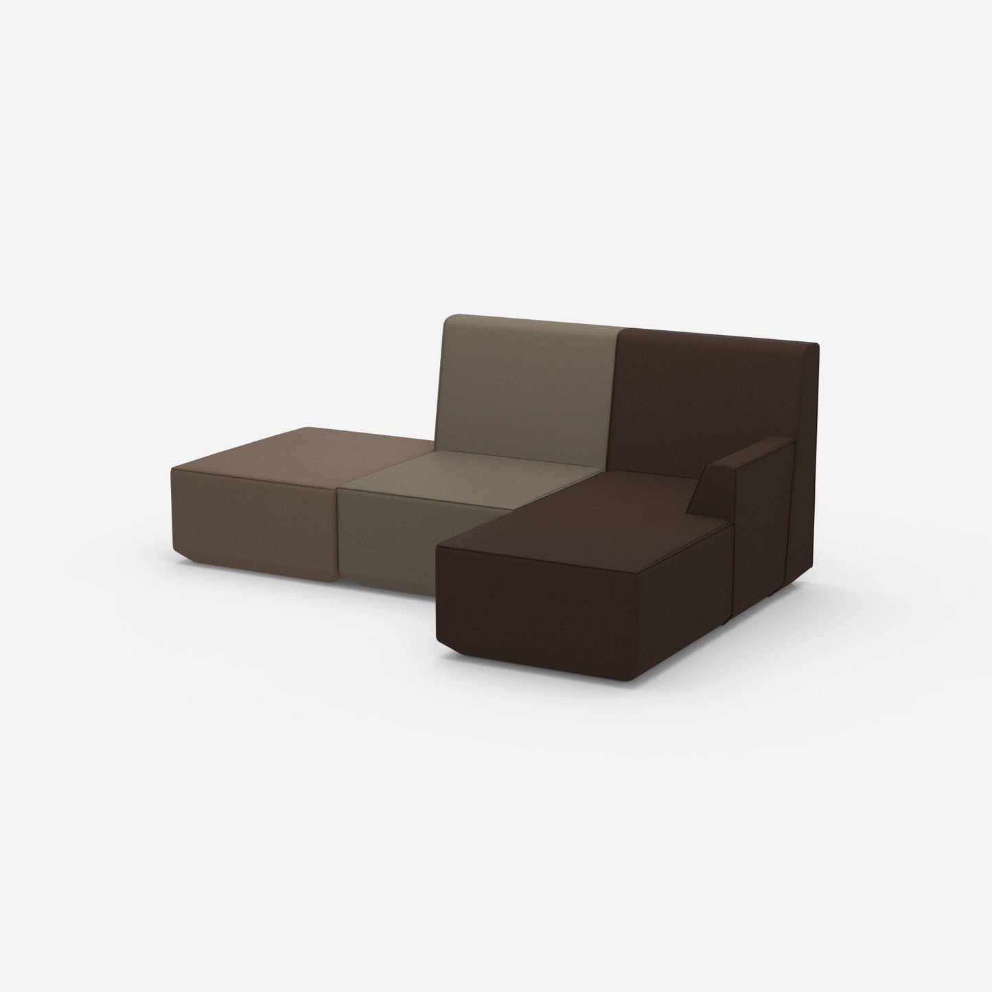 Wohnzimmer 3er Sofa von der Seite