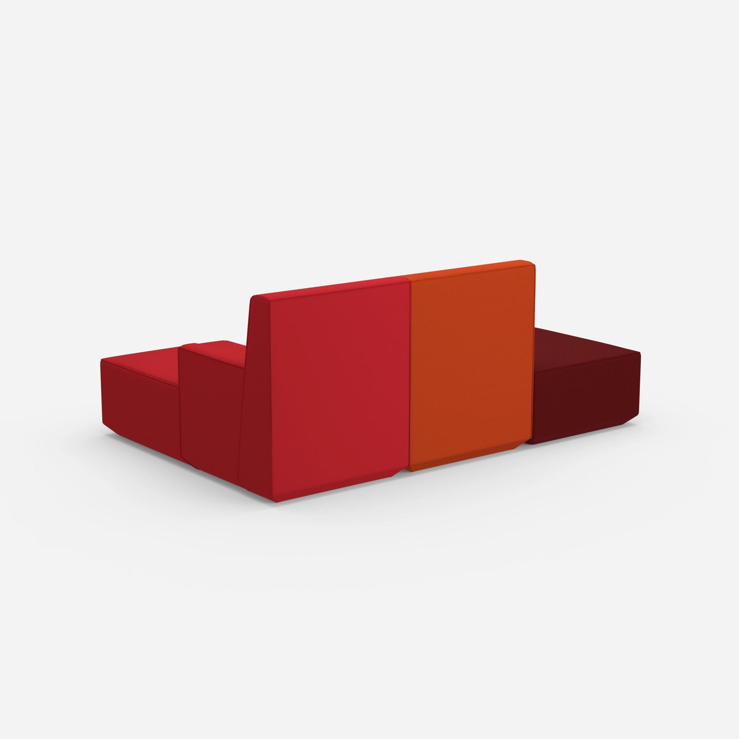 Wohnzimmer 3er Sofa von hinten