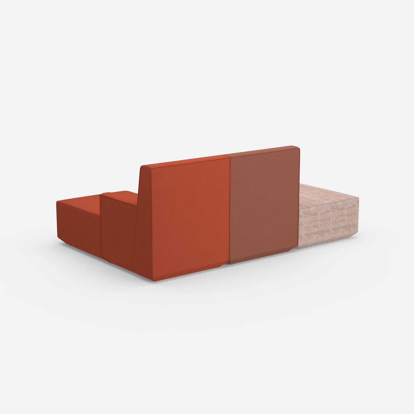Wohnzimmer 3er Sofa von hinten