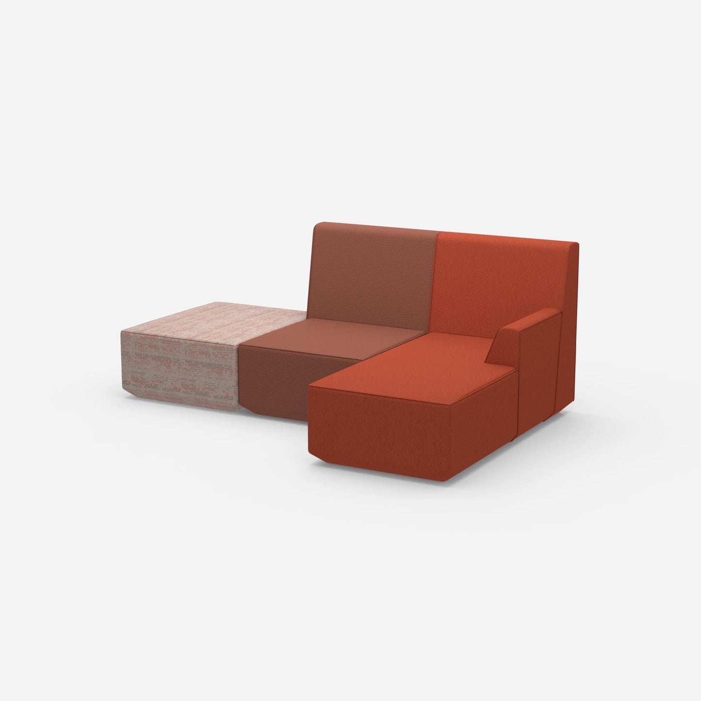 Wohnzimmer 3er Sofa von der Seite