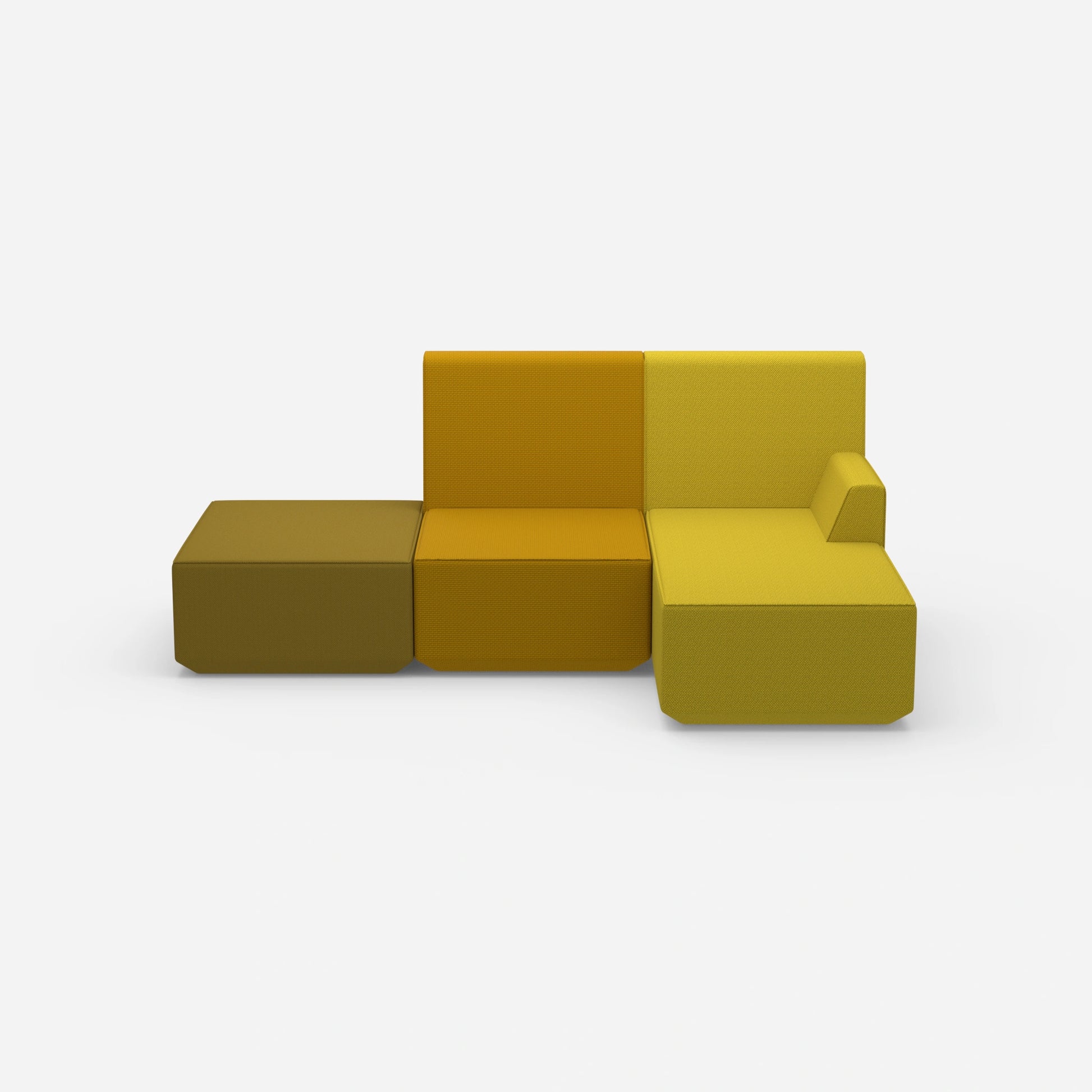 Wohnzimmer 3er Sofa von vorne