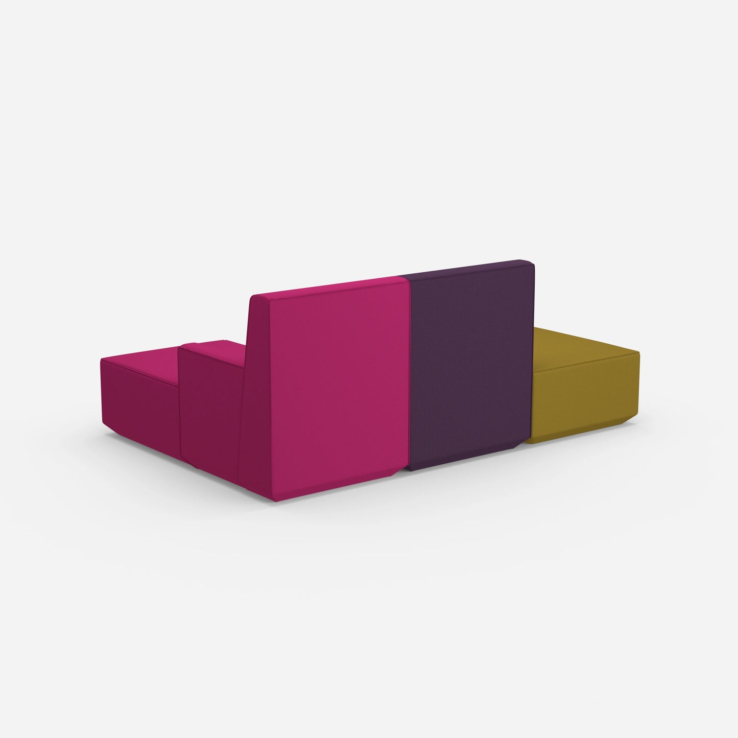 Wohnzimmer 3er Sofa von hinten