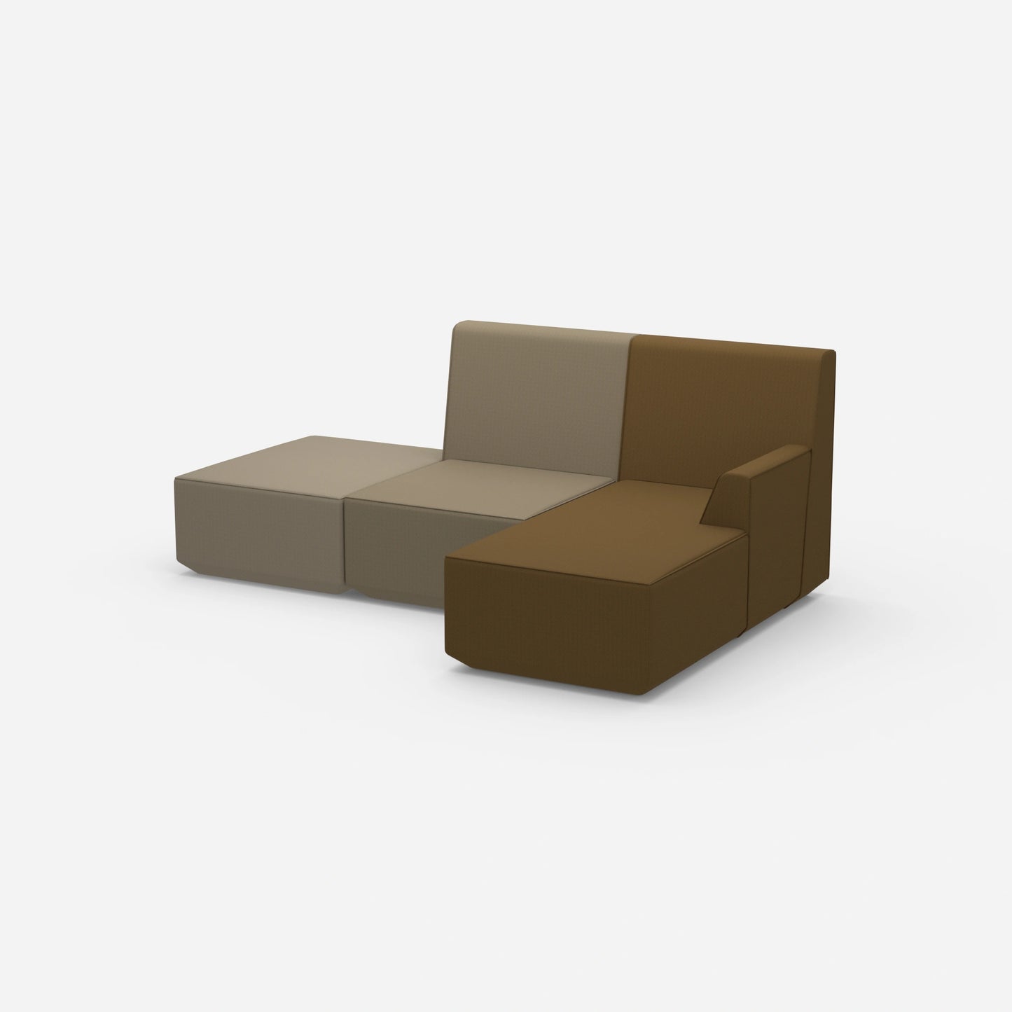 Wohnzimmer 3er Sofa von der Seite
