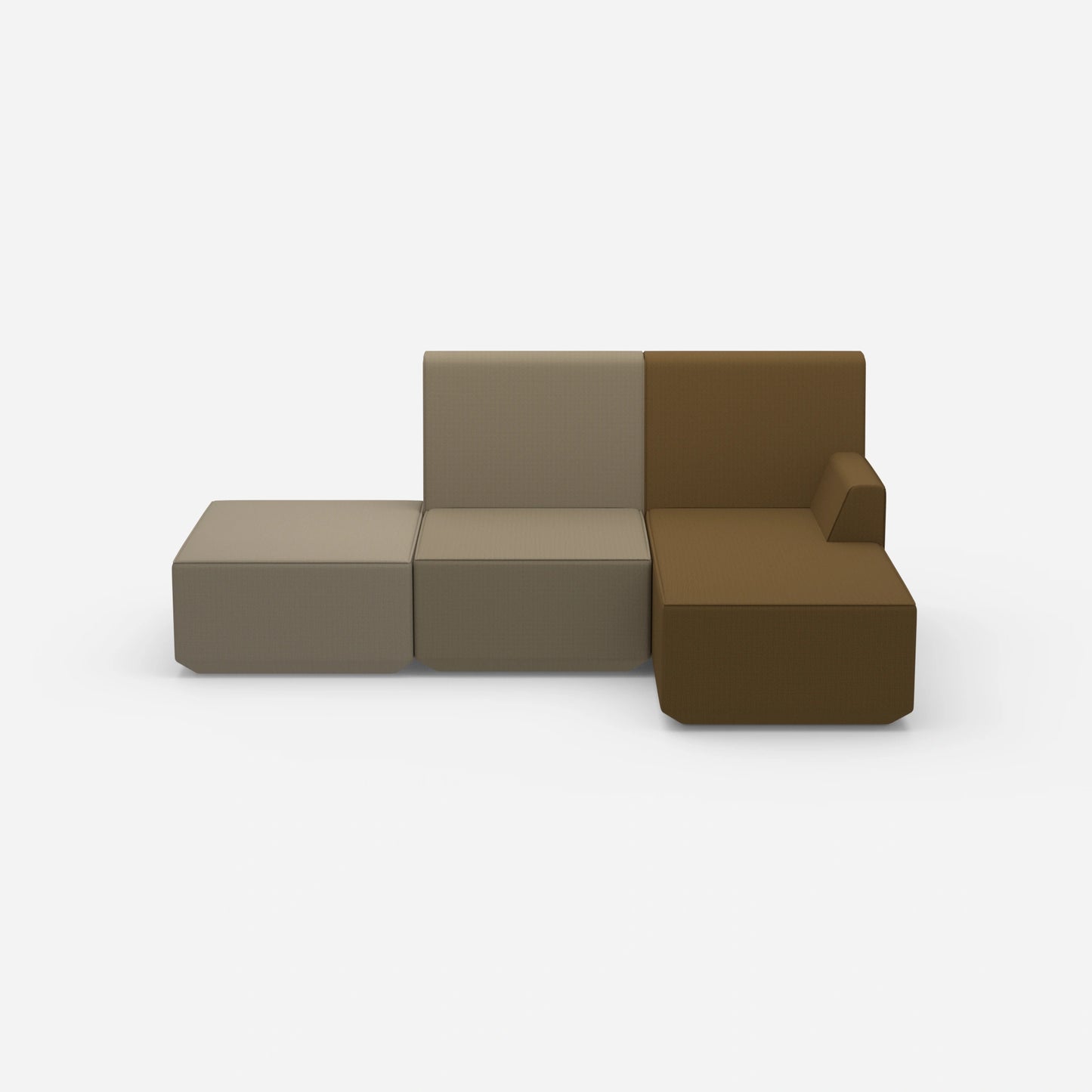 Wohnzimmer 3er Sofa von vorne