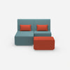2 seater with front function
