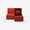 2 seater with front function