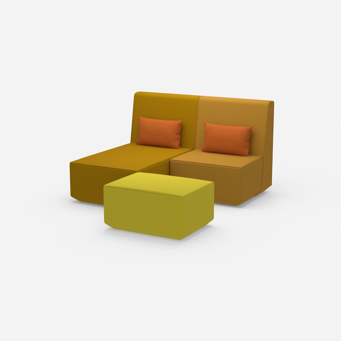 2-seater with function from the side