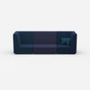 3 person sofa blue from the front