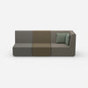 3 seater sofa high backrest from the front