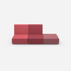 3 seater sofa for resting from the front