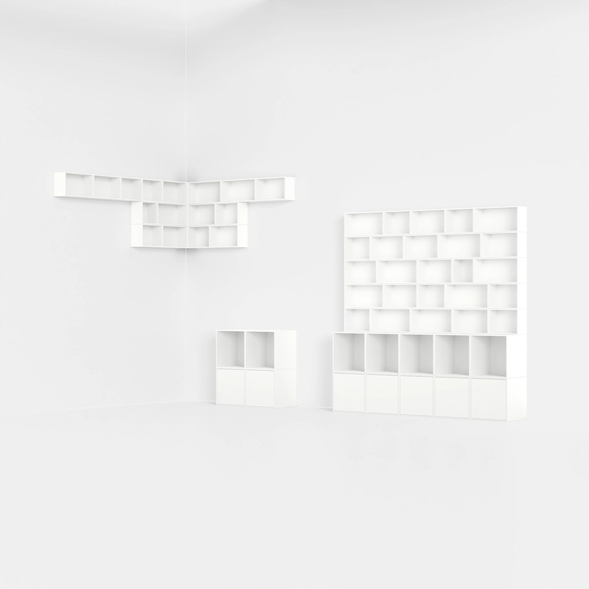 RK265 bookcase from the front