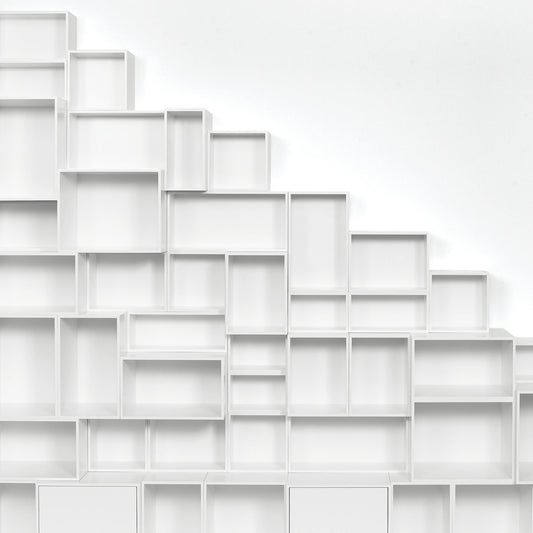 Sloped roof shelf RK009 from the front