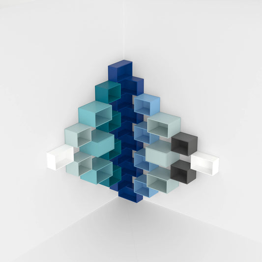 Corner shelving RK1040 from above
