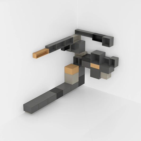 Corner shelving RK1061 from above