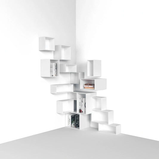 Corner shelving RK122 from the front