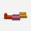 Elegant sofa island from the front