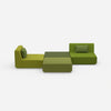 Elegant sofa island from the front