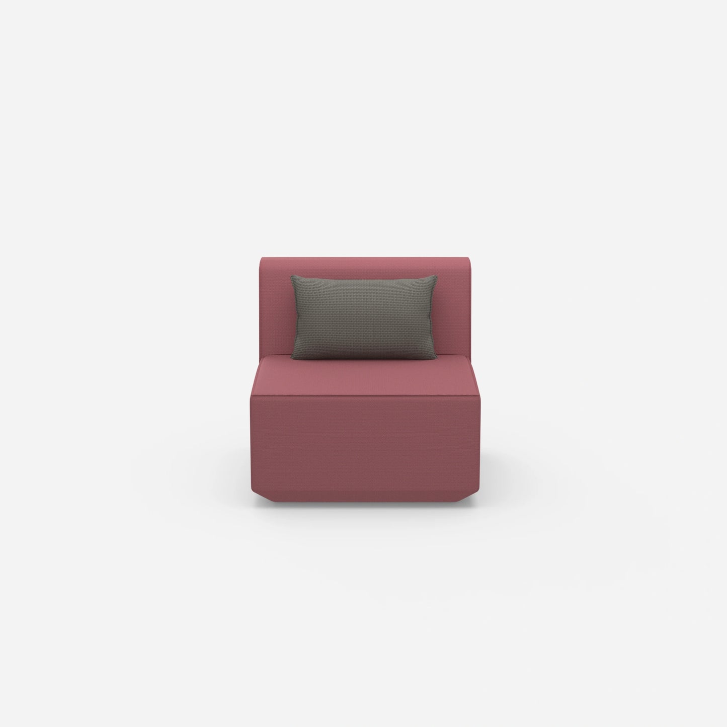 Comfortable armchair for reading from the front