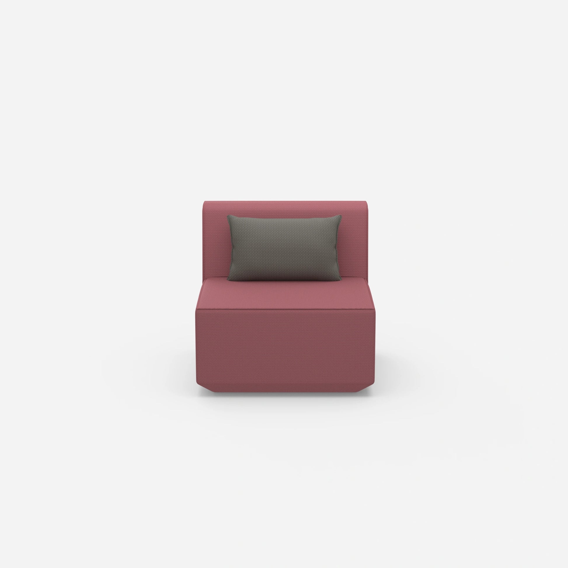 Comfortable armchair for reading from the front